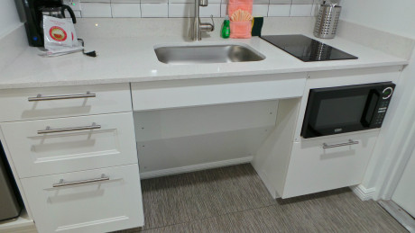 Kitchenette Counter area